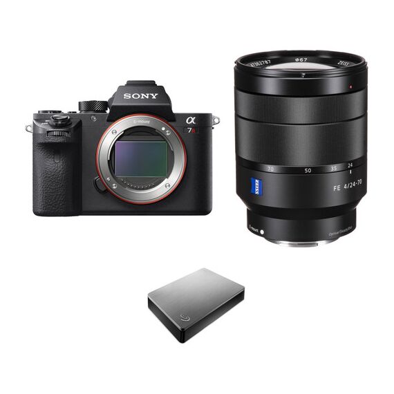 Sony Alpha a7R II Mirrorless Digital Camera with 24-70mm f/4 Lens and Storage Kit
