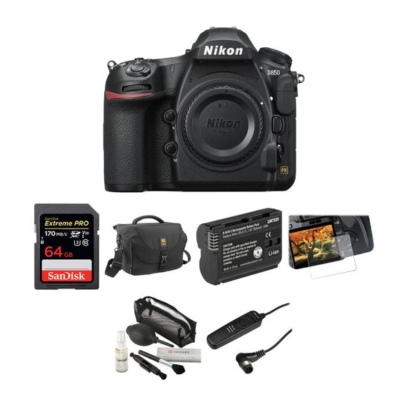 Nikon D850 DSLR Camera Basic Kit