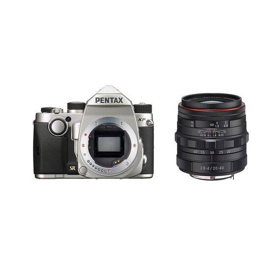 Pentax KP DSLR Camera with 20-40mm Lens Kit (Silver)