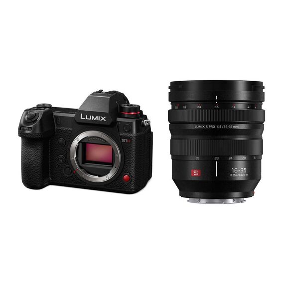 Panasonic Lumix DC-S1H Mirrorless Digital Camera with 16-35mm f/4 Lens Kit