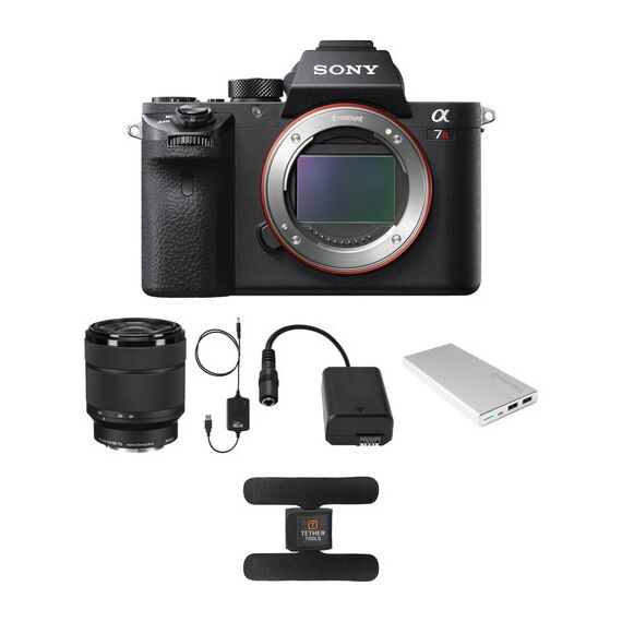 Sony Alpha a7R II Mirrorless Digital Camera with 28-70mm Lens and Tether Tools Accessories Kit