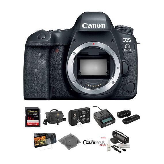 Canon EOS 6D Mark II DSLR Camera Body Deluxe Kit