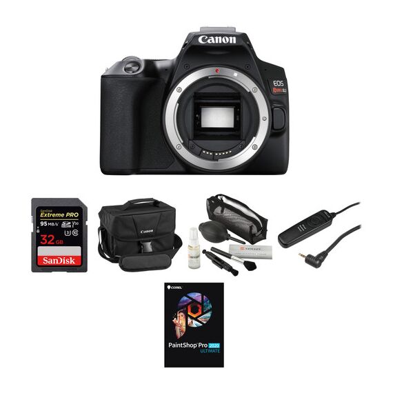 Canon EOS Rebel SL3 DSLR Camera Body Deluxe Kit (Black)
