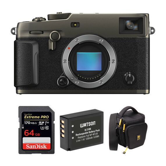 FUJIFILM X-Pro3 Mirrorless Digital Camera Body with Accessories Kit (Dura Black)