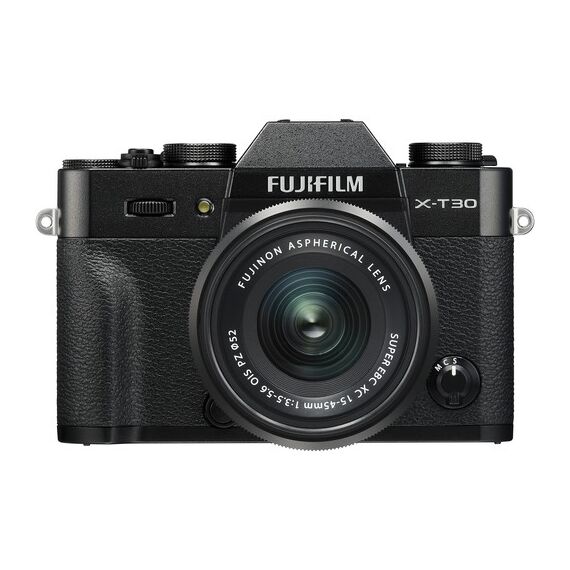 FUJIFILM X-T30 Mirrorless Digital Camera with 15-45mm Lens (Black)