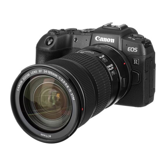 Canon EOS RP Mirrorless Digital Camera with EF 24-105mm f/3.5-5.6 STM Lens and Mount Adapter EF-EOS R Kit