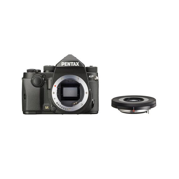 Pentax KP DSLR Camera with 40mm Lens Kit (Black)