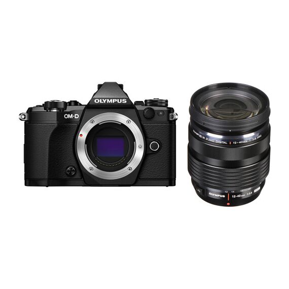 Olympus OM-D E-M5 Mark II Mirrorless Micro Four Thirds Digital Camera with 12-40mm Lens Kit (Black)