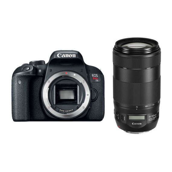 Canon EOS Rebel T7i with 70-300mm f/4-5.6 IS II Lens Wildlife Kit