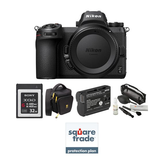 Nikon Z 6 Mirrorless Digital Camera Body Deluxe Kit