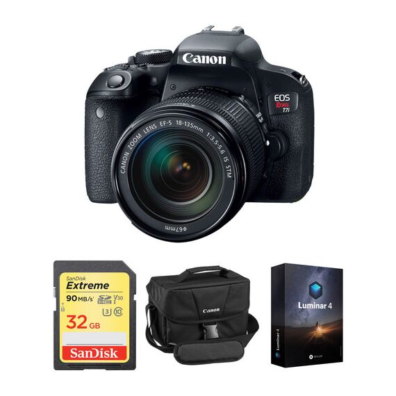 Canon EOS Rebel T7i DSLR Camera with 18-135mm Lens and Accessory Kit