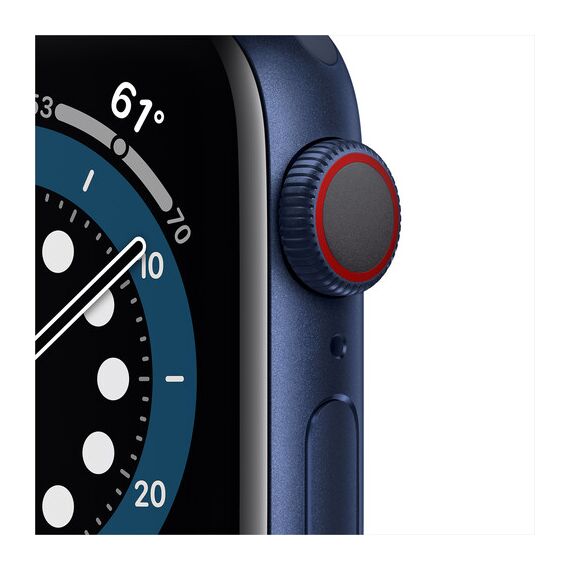Apple Watch Series 6 (GPS + Cellular, 40mm, Blue Aluminum, Deep Navy Sport Band), 3 image