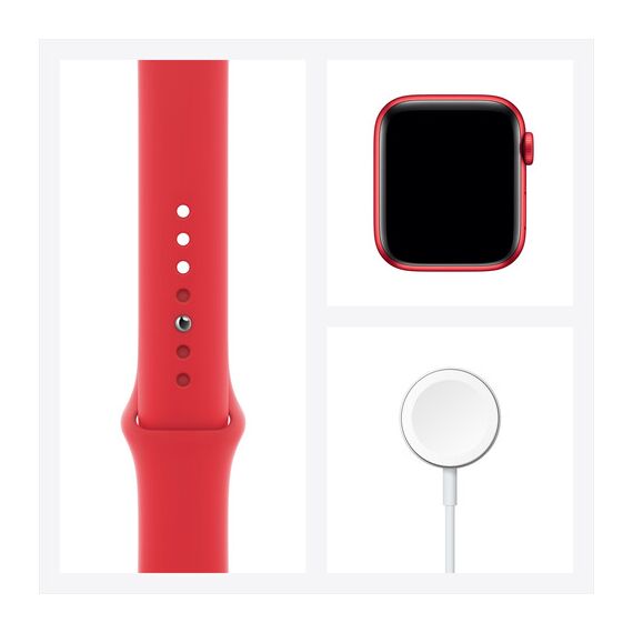 Apple Watch Series 6 (GPS, 44mm, PRODUCT(RED) Aluminum, PRODUCT(RED) Sport Band)
