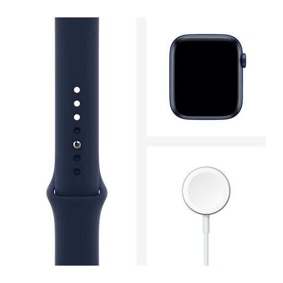 Apple Watch Series 6 (GPS + Cellular, 44mm, Blue Aluminum, Deep Navy Sport Band), 2 image