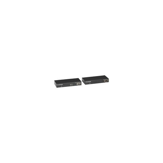Black Box KVM Extender over Fiber Bundle - Single-Head, DVI-I, USB 2.0, Serial, Audio, Local Video