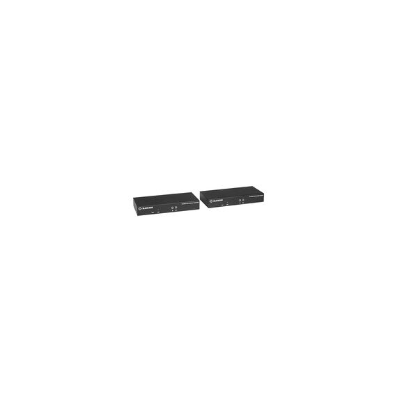 Black Box  KVM Extender over Fiber Bundle - 4K, Single-Head, HDMI, USB 2.0, Serial, Audio, Local Video
