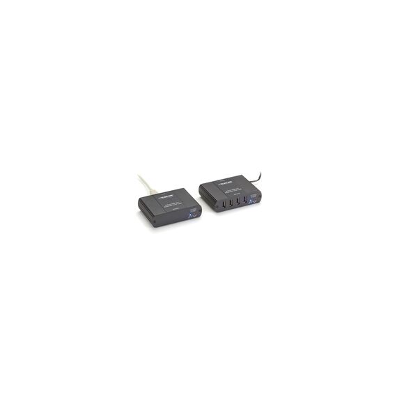 Black Box KVM-over-IP Switchable EXT RX - LAN, (4) USB A, (1) RJ45, 4-Port