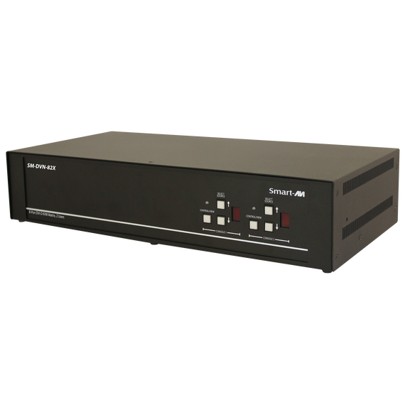 SmartAVI 8-Port DVI-D Matrix KVM Switch with Audio and USB 2.0 Support (2 Users)