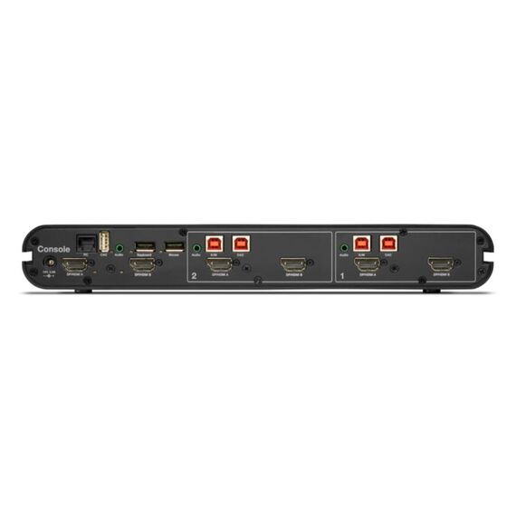 Belkin 2-Port Dual Head DP/HDMI to DP/HDMI Video Secure Desktop KVM Switch PP4.0, 2 image