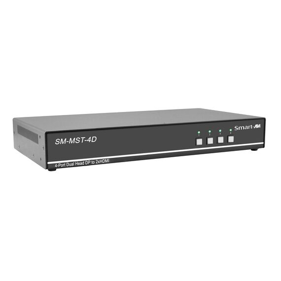 SmartAVI 4 Port KVM MST with Dual 4K HDMI Out
