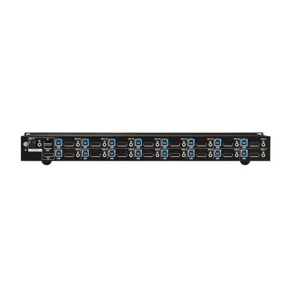 Tripp Lite 16-Port DisplayPort/USB KVM Switch with Audio/Video and USB Peripheral Sharing, 4K 60 Hz, 1U Rack-Mount, 2 image