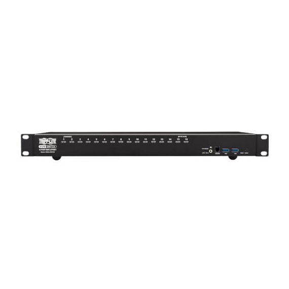 Tripp Lite 16-Port DisplayPort/USB KVM Switch with Audio/Video and USB Peripheral Sharing, 4K 60 Hz, 1U Rack-Mount, 3 image