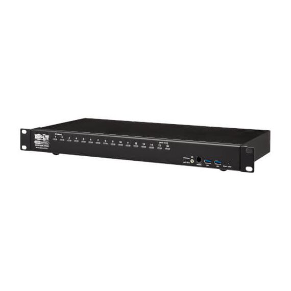 Tripp Lite 16-Port DisplayPort/USB KVM Switch with Audio/Video and USB Peripheral Sharing, 4K 60 Hz, 1U Rack-Mount, 4 image