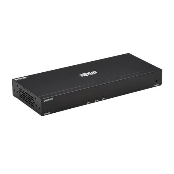 Tripp Lite 4-Port HDMI over Cat6 Extender Kit, Splitter/3x Pigtail Receivers - 4K 60 Hz, HDR, 4:4:4, PoC, 230 ft. (70.1 m), TAA, 2 image