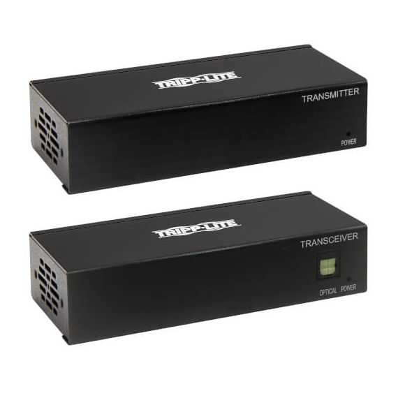 Tripp Lite DisplayPort to HDMI over Cat6 Extender Kit, Transmitter/Transceiver - 4K 60 Hz, HDR, 4:4:4, PoC, 230 ft. (70.1 m), TAA