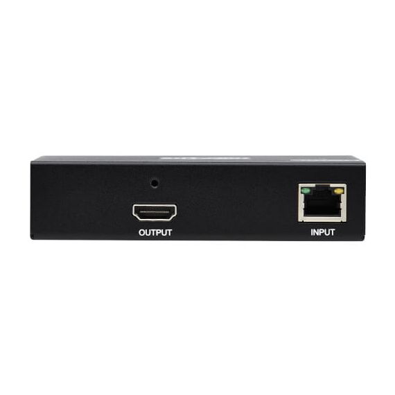 Tripp Lite 1-Port HDMI over Cat6 Receiver - 4K 60 Hz, HDR, 4:4:4, PoC, HDCP 2.2, 230 ft. (70.1 m), TAA, 2 image
