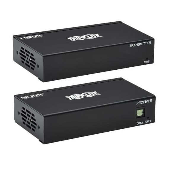 Tripp Lite 2-Port HDMI over Cat6 Extender Kit, Transmitter/Receiver - 4K 60 Hz, HDR, 4:4:4, PoC, 230 ft. (70.1 m), TAA