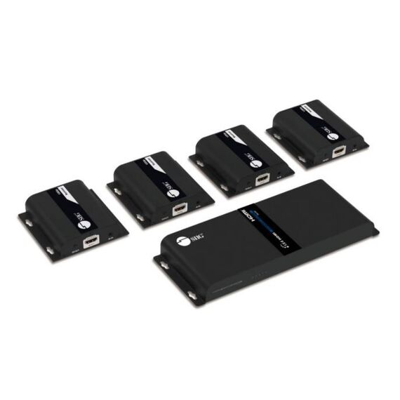 Siig 1x4 HDMI Splitter HDbitT over IP Extender Kit - 120m