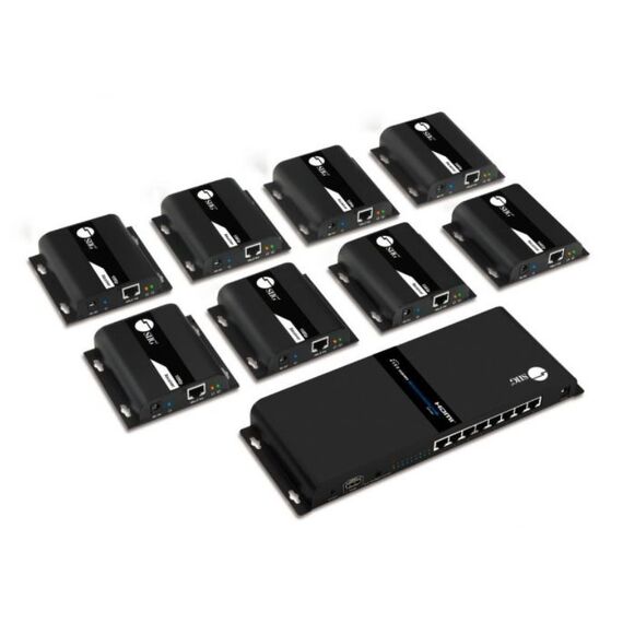 Siig 1x8 HDMI Splitter HDbitT over IP Extender Kit - 120m