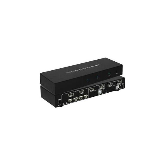 Bytecc 2x1 DP 1.2 & USB 2.0 KVM Switch 4K2K Support DP++