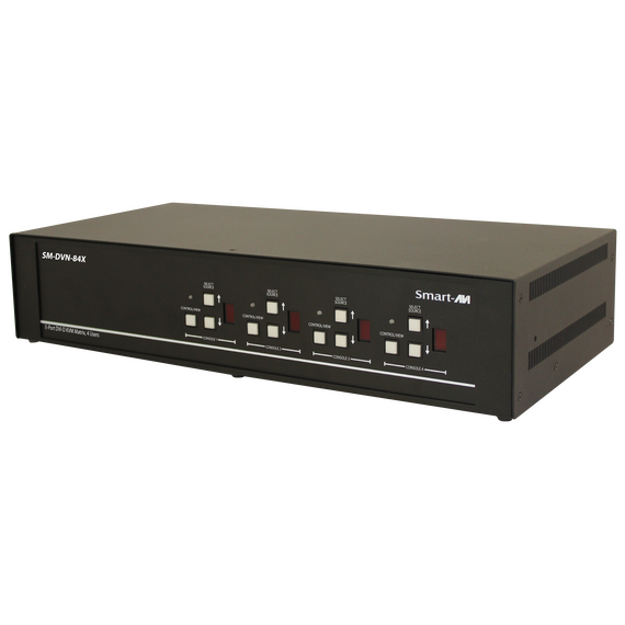 SmartAVI 8-Port DVI-D Matrix KVM Switch with Audio and USB 2.0 Support (4 Users)