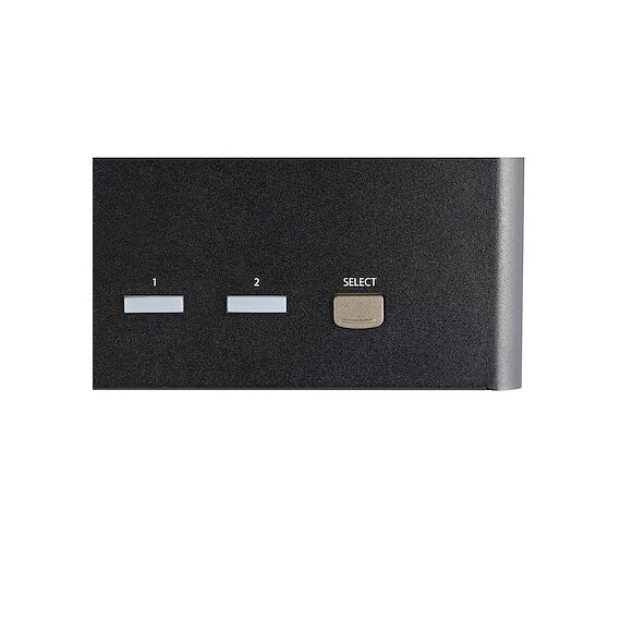 Startech 2 Port Triple Monitor DisplayPort KVM Switch with 2 Port USB 3.0 Hub 5Gbps - Hotkey/push button - UHD 4K 60Hz HDR10 DP 1.2 (3840x2160) - HDCP 2.2 - Front facing USB 3.0 Port, 4x USB HID - 2 or 7.1ch Audio - OS Independent - 2 Year Warranty - TAA, 4 image