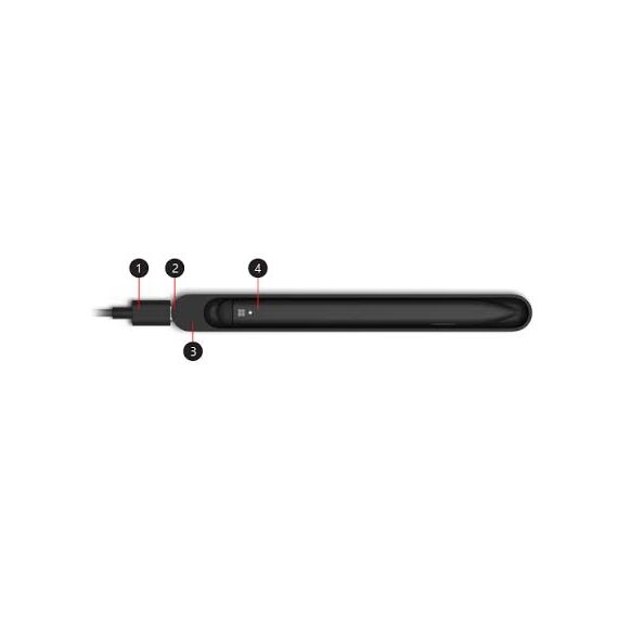 Top ponuda Microsoft - Surface Slim Pen Charger - Matte Black - LaptopPlaza uvoz i distribucija laptopova, projektora i druge IT opreme