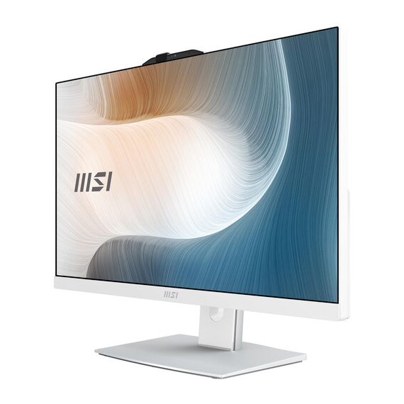 MSI 23.8" Modern AM242TP 11M Multi-Touch All-in-One Desktop Computer (White), 3 image