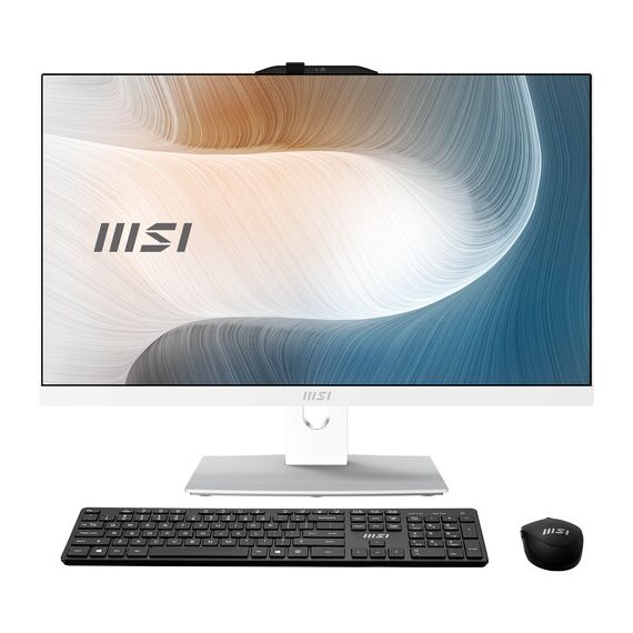 MSI 23.8" Modern AM242TP Multi-Touch All-in-One Desktop Computer (White)