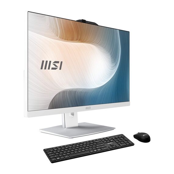MSI 23.8" Modern AM242TP Multi-Touch All-in-One Desktop Computer (White), 3 image