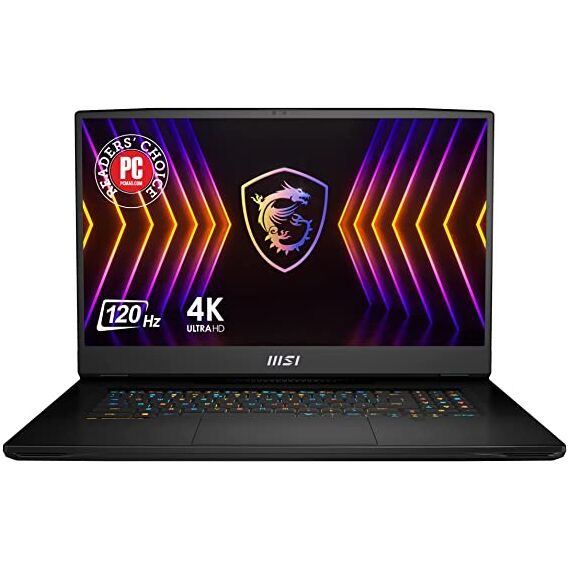 MSI TITAN GT77 17.3  inch UHD 120Hz Gaming Laptop Intel Core i9-12900HX RTX3080TI 32GBDDR5 1TB NVMe SSD Win11PRO, 4 image