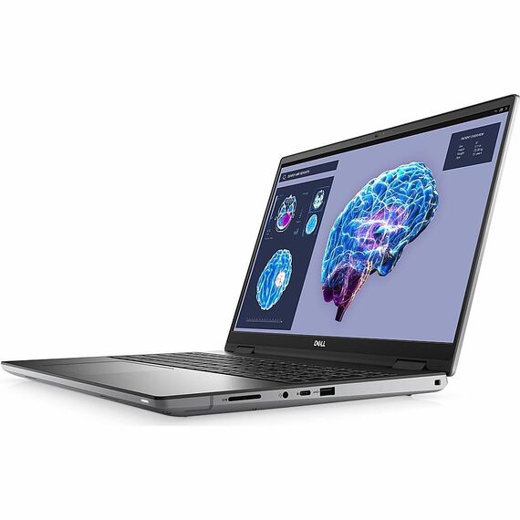 Dell - Precision 7000 16" Laptop - Intel Core i9 with 64GB Memory - 1 TB SSD - Aluminum Titan Gray, 3 image