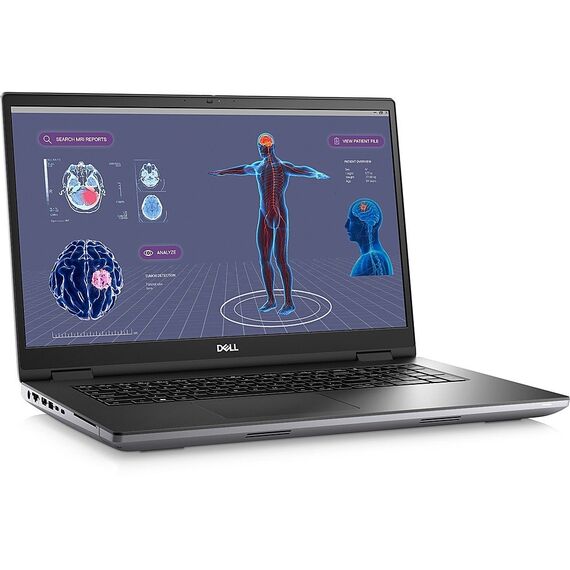 Dell - Precision 7000 17.3" Laptop - Intel Core i7 with 32GB Memory - 512 GB SSD - Aluminum Titan Gray, 2 image