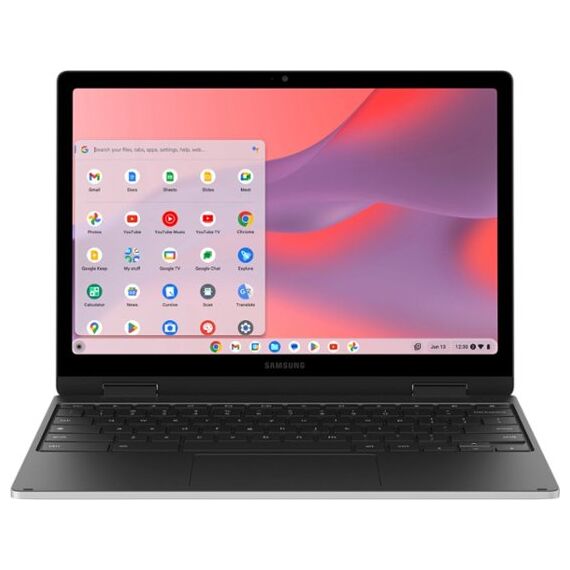 Samsung - Galaxy Chromebook 2 360 12.4" LED 2-in-1 Touch Screen Laptop - Intel Celeron- 4GB Memory -Intel UHD Graphics- 128GB - Silver