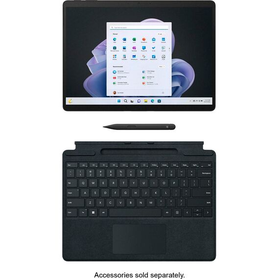Microsoft - Surface Pro 9 - 13" Touch-Screen - Intel Evo Platform Core i7 - 16GB Memory - 512GB SSD - Device Only (Latest Model) - Graphite, 3 image