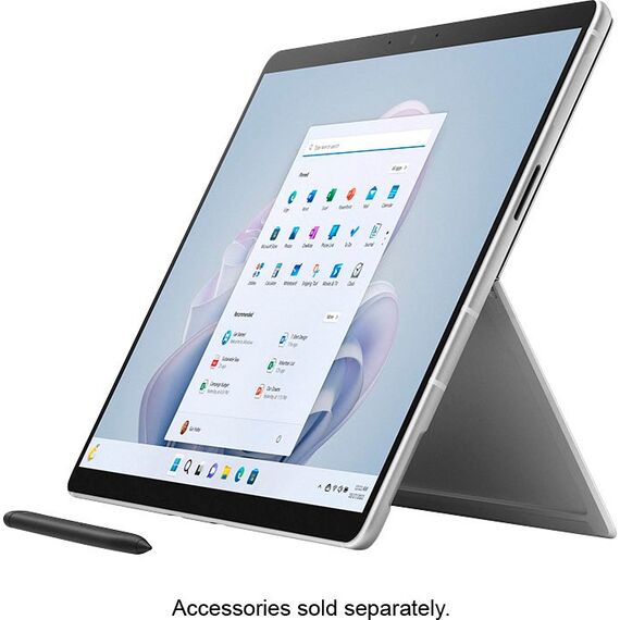Microsoft - Surface Pro 9 – 13" Touch Screen – Intel Evo Platform Core i7- 32GB Memory – 1TB SSD – Device Only (Latest Model) - Platinum