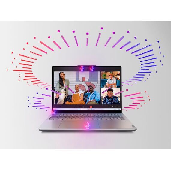 Lenovo - Yoga Pro 9i 16" 3.2K Mini LED Touchscreen Laptop - Intel Core Ultra 9 - 32GB Memory - NVIDIA GeForce RTX 4060 - 1TB SSD - Luna Grey, 3 image