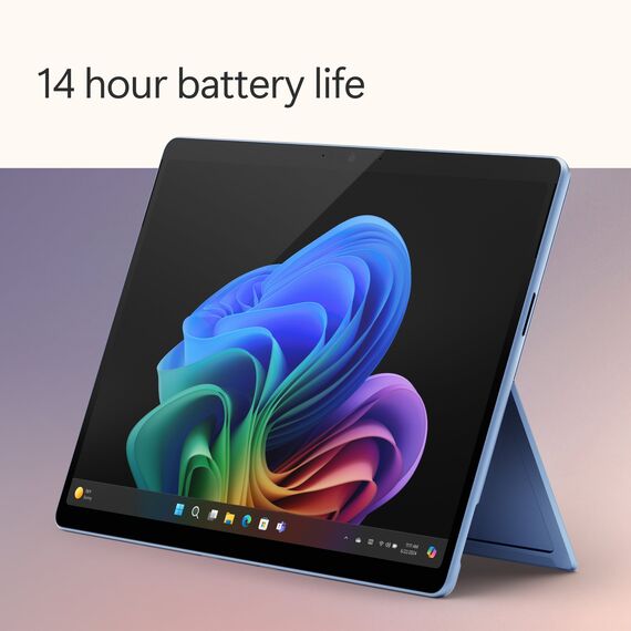 Microsoft - Surface Pro - Copilot+ PC - 13” - Snapdragon X Elite 16GB 512GB, Display Type : OLED, Tip procesora: Qualcomm Snapdragon X Elite, RAM: 16GB, Velicina hard diska: 512GB, Color: Sapphire, 2 image