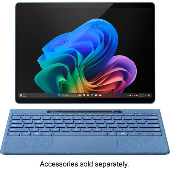 Microsoft - Surface Pro - Copilot+ PC - 13” - Snapdragon X Elite 16GB 512GB, Display Type : OLED, Tip procesora: Qualcomm Snapdragon X Elite, RAM: 16GB, Velicina hard diska: 512GB, Color: Sapphire, 3 image