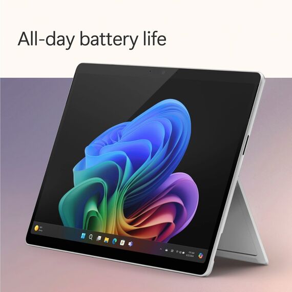 Microsoft - Surface Pro - Copilot+ PC - 13” - Snapdragon X Elite 16GB 1TB, Display Type : OLED, Tip procesora: Qualcomm Snapdragon X Elite, RAM: 16GB, Velicina hard diska: 1TB, Color: Platinum, 3 image